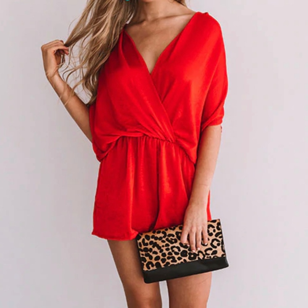 Impressions Red Romper